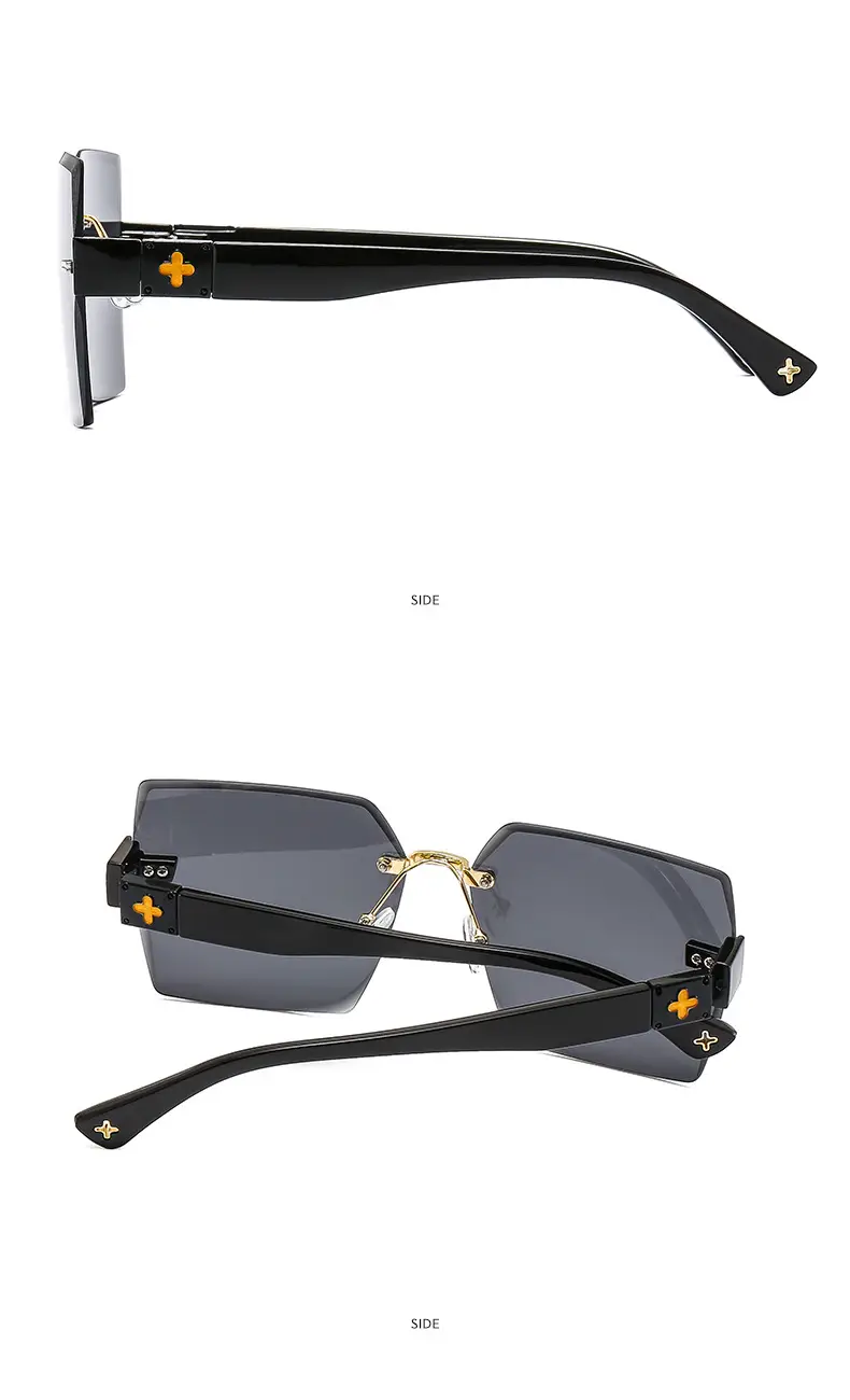 2022 New Style Black Sunglasses with 4-Leverage Frame — feature 9