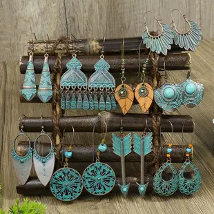 European & American Cross-Border Tassel Earrings Set — feature 6
