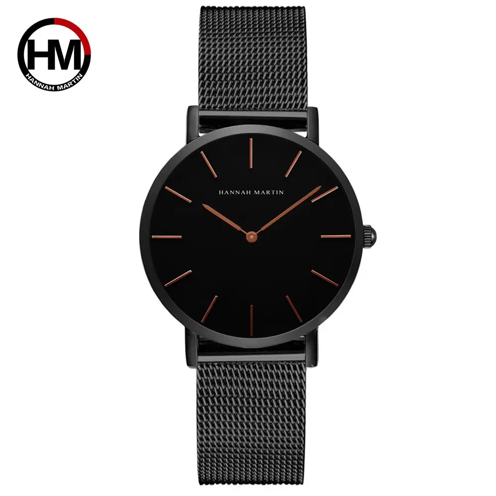 Gold Mesh Watch 36mm Japanese Movement Quartz - Image 16