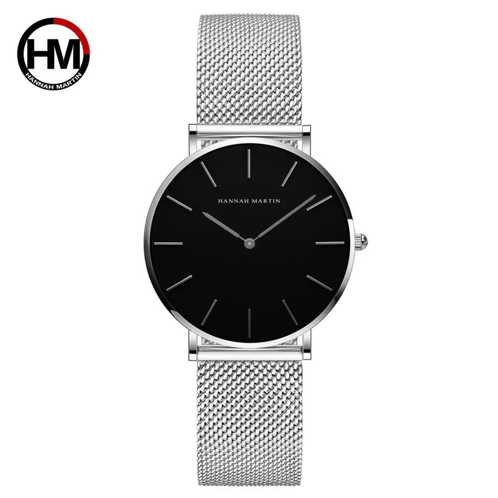 Gold Mesh Watch 36mm Japanese Movement Quartz - Image 4