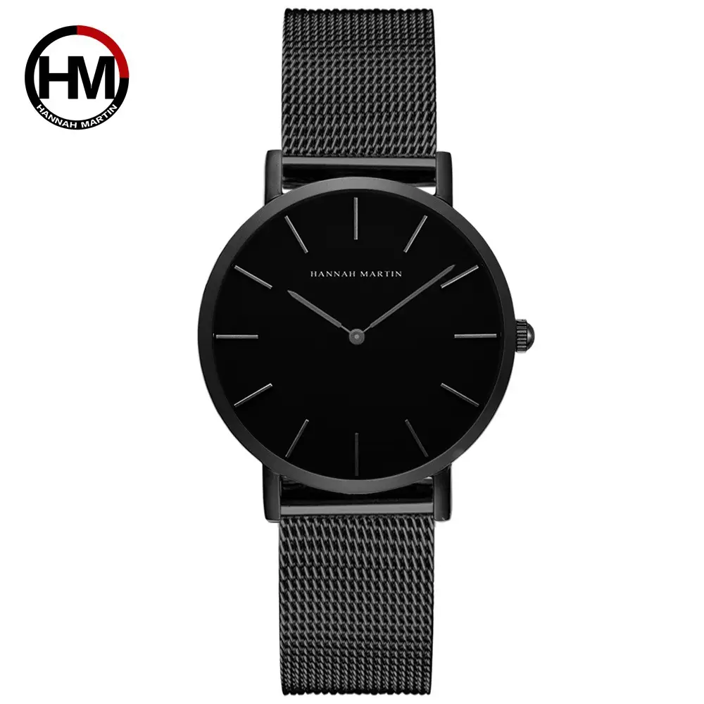 Gold Mesh Watch 36mm Japanese Movement Quartz - Image 6