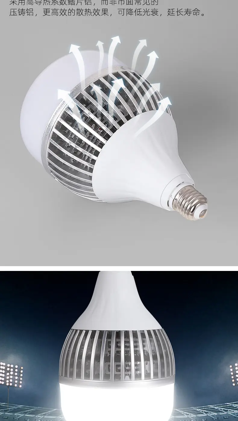 Ultra Bright Led Bulb 80W E27 Screw 150W Energy Saving — feature 7
