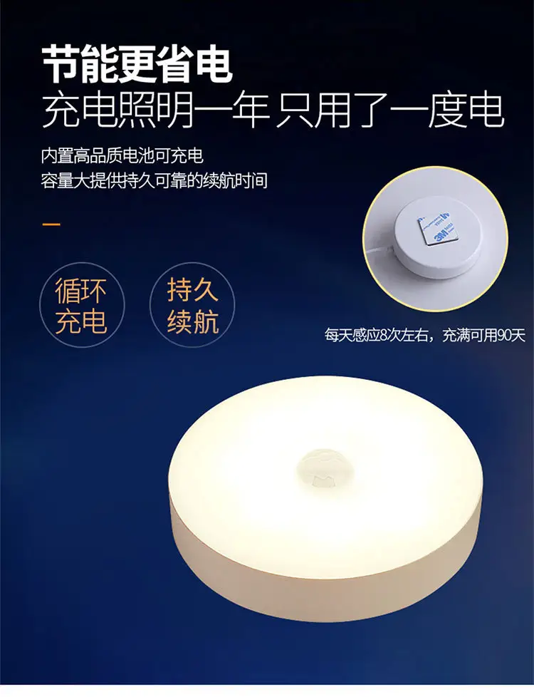 Smart Induction Nightlight Wireless USB Charging Eye Protection — feature 8