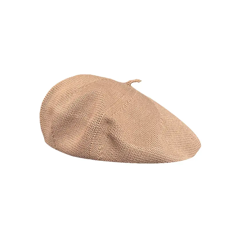 Small Beret for Kids Spring Summer Breathable Artistic Octagonal Cap — feature 3