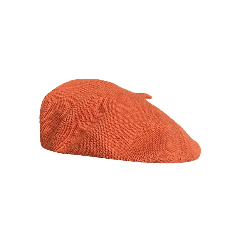 Small Beret for Kids Spring Summer Breathable Artistic Octagonal Cap — feature 4