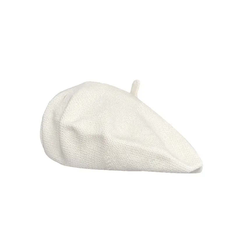 Small Beret for Kids Spring Summer Breathable Artistic Octagonal Cap — feature 5