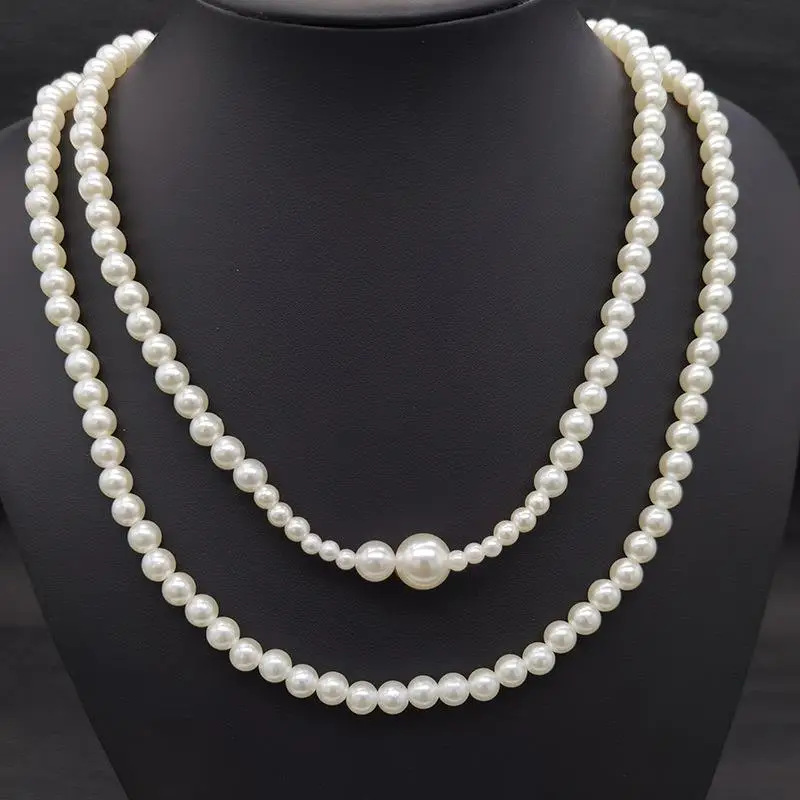 Two-Layer Pearl Necklace for Women - Image 2