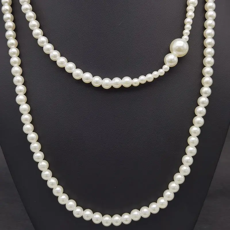 Two-Layer Pearl Necklace for Women - Image 5