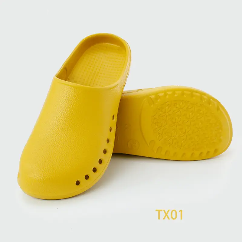 Operating Room Slippers Cut Out Non-Slip Clean Room Liquid Flats Bottom Drip Baotou Eva Soft Bottom Odorless Wholesale - Image 6