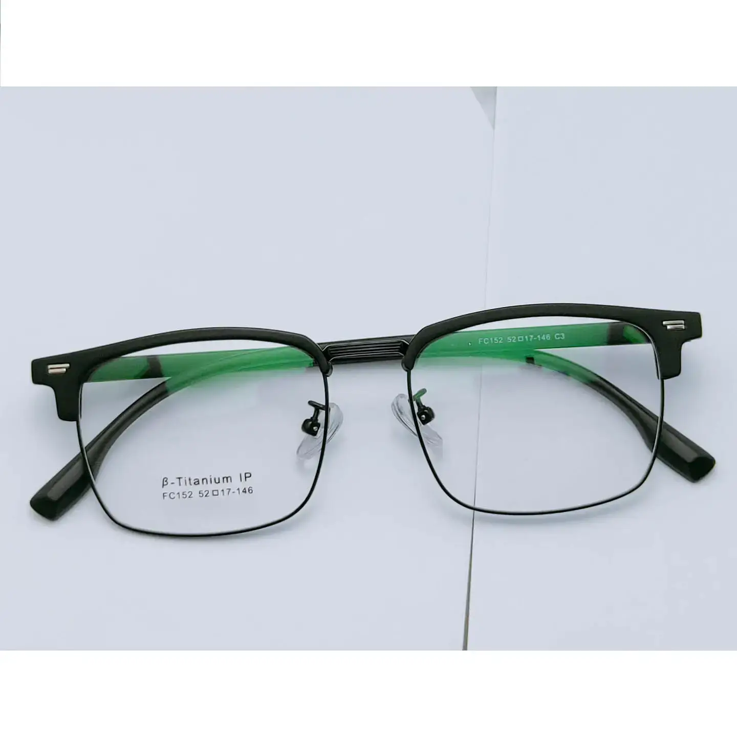 Men's Square Transparent Eyebrow Glasses Wholesale