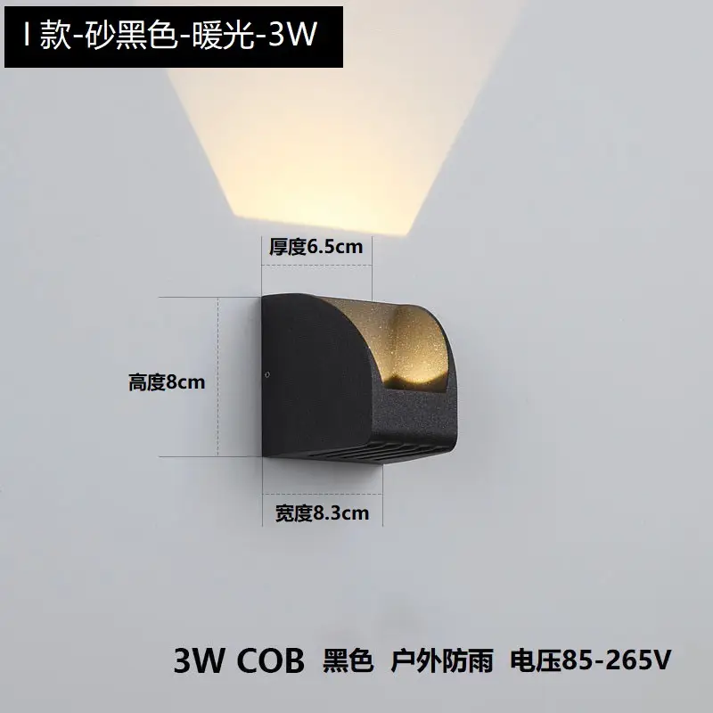 Modern LED Wall Lamp White Single Light 20x12cm - Image 10
