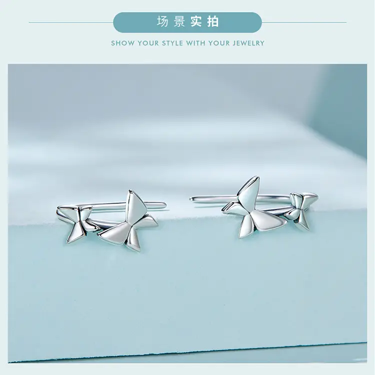 Sterling Silver Butterfly Earrings for Women — feature 11