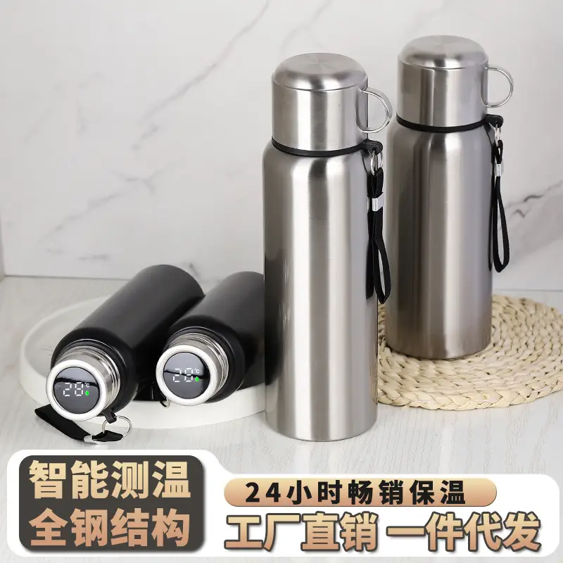 316 Stainless Steel Men's Thermos Cup with Logo Print - Image 7