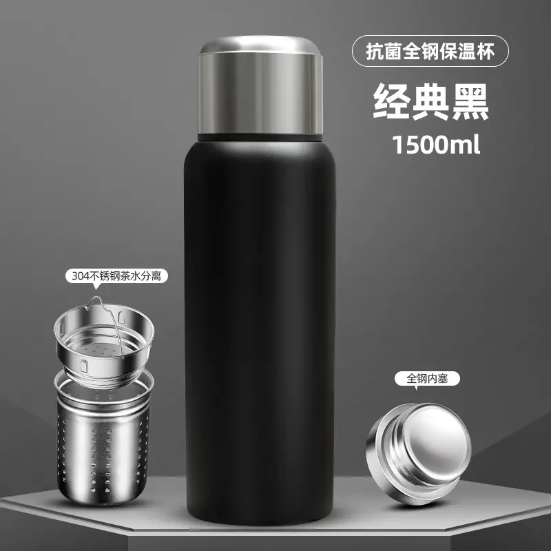 316 Stainless Steel Men's Thermos Cup with Logo Print - Image 2