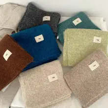 2022 New Warm Knitted Shawl Scarf Dual Use Unisex — feature 1