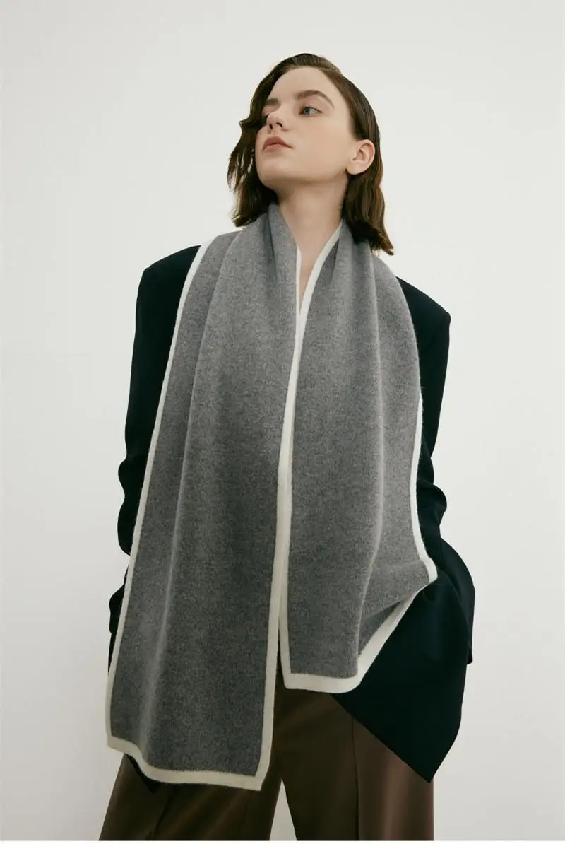2022 New Warm Knitted Shawl Scarf Dual Use Unisex — feature 32