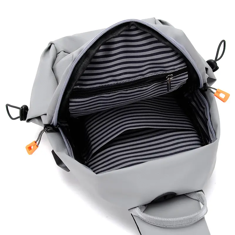 Men's Waterproof Shoulder Bag Black Commuter Messenger