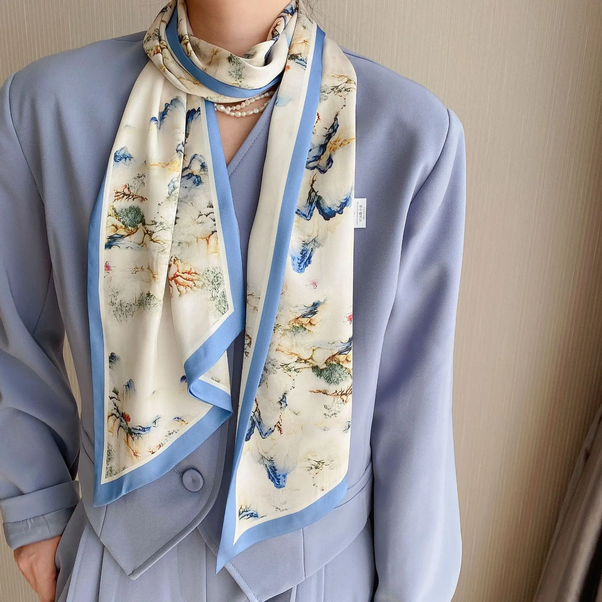 2022 Ethnic Rhombus Scarf for Women - Image 36