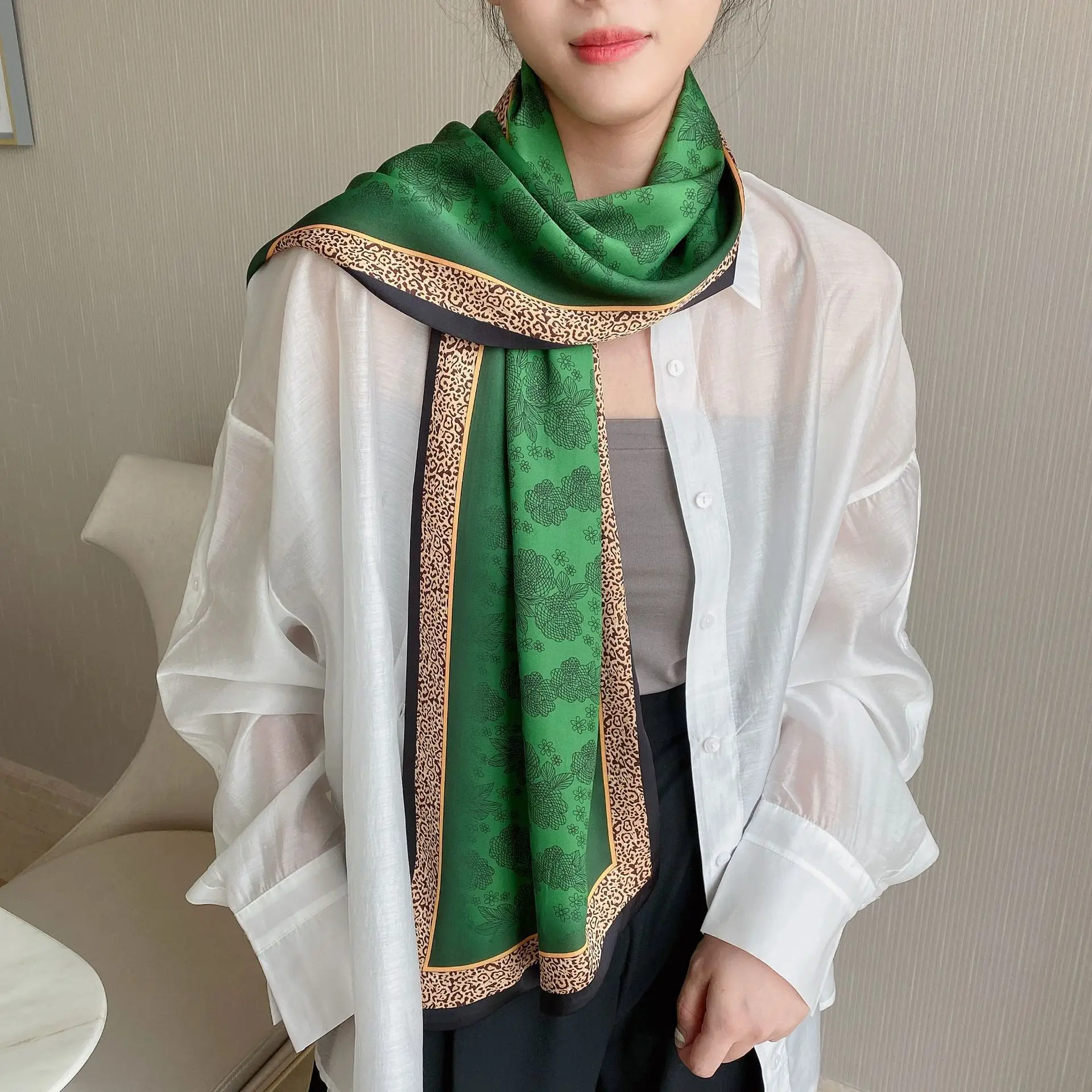 2022 Ethnic Rhombus Scarf for Women - Image 10