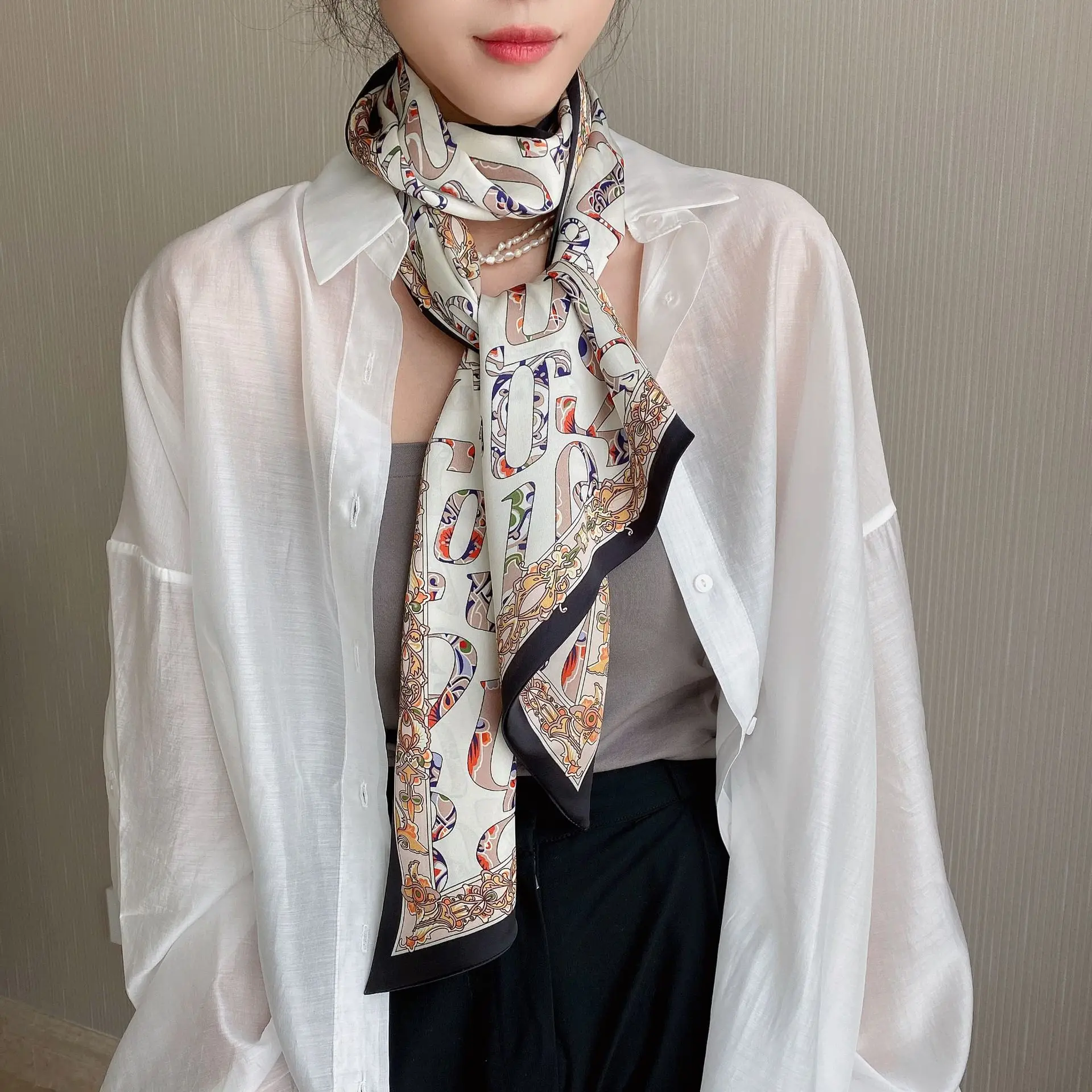 2022 Ethnic Rhombus Scarf for Women - Image 11