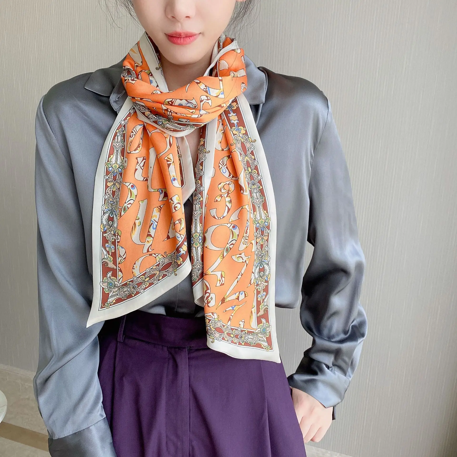2022 Ethnic Rhombus Scarf for Women - Image 12