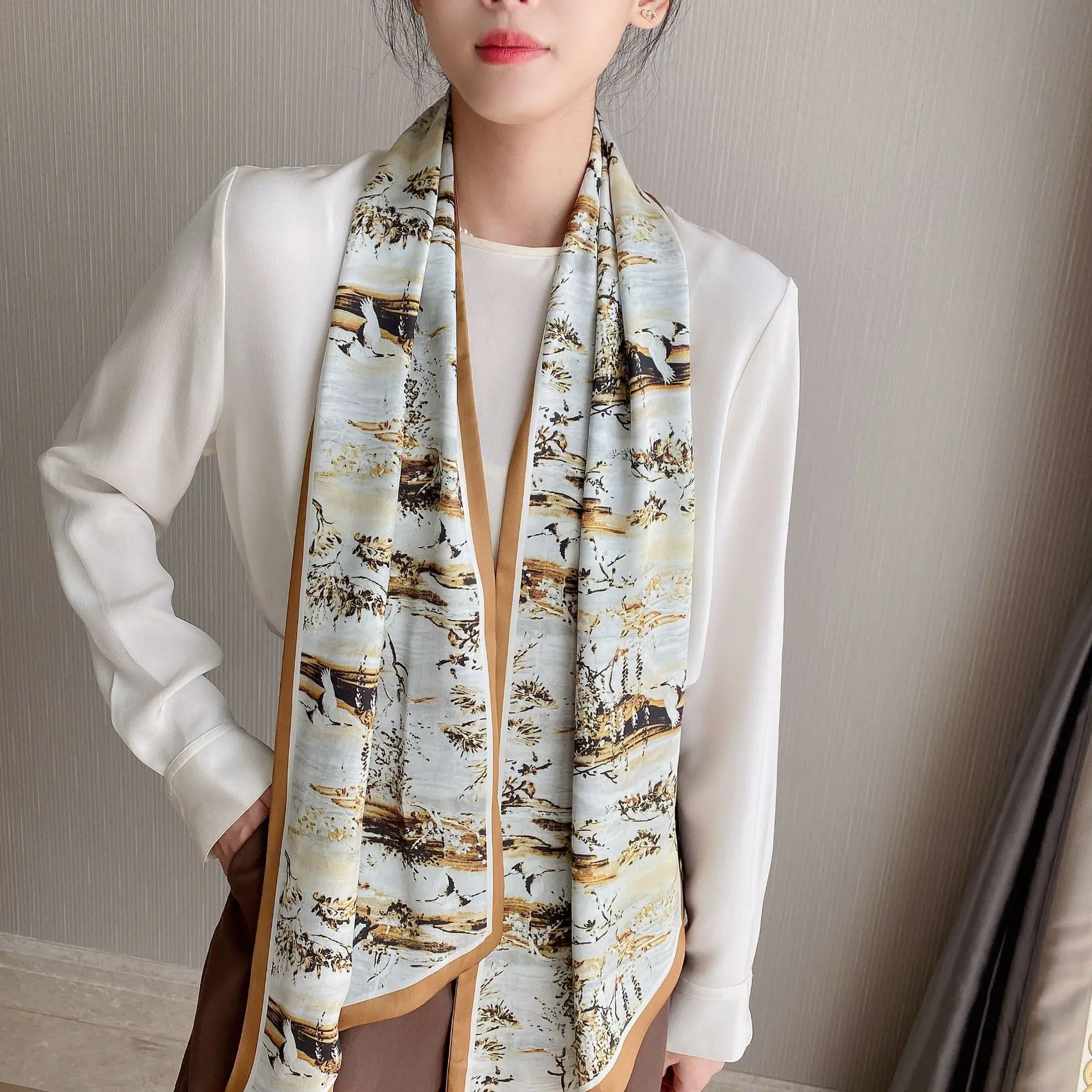 2022 Ethnic Rhombus Scarf for Women - Image 16
