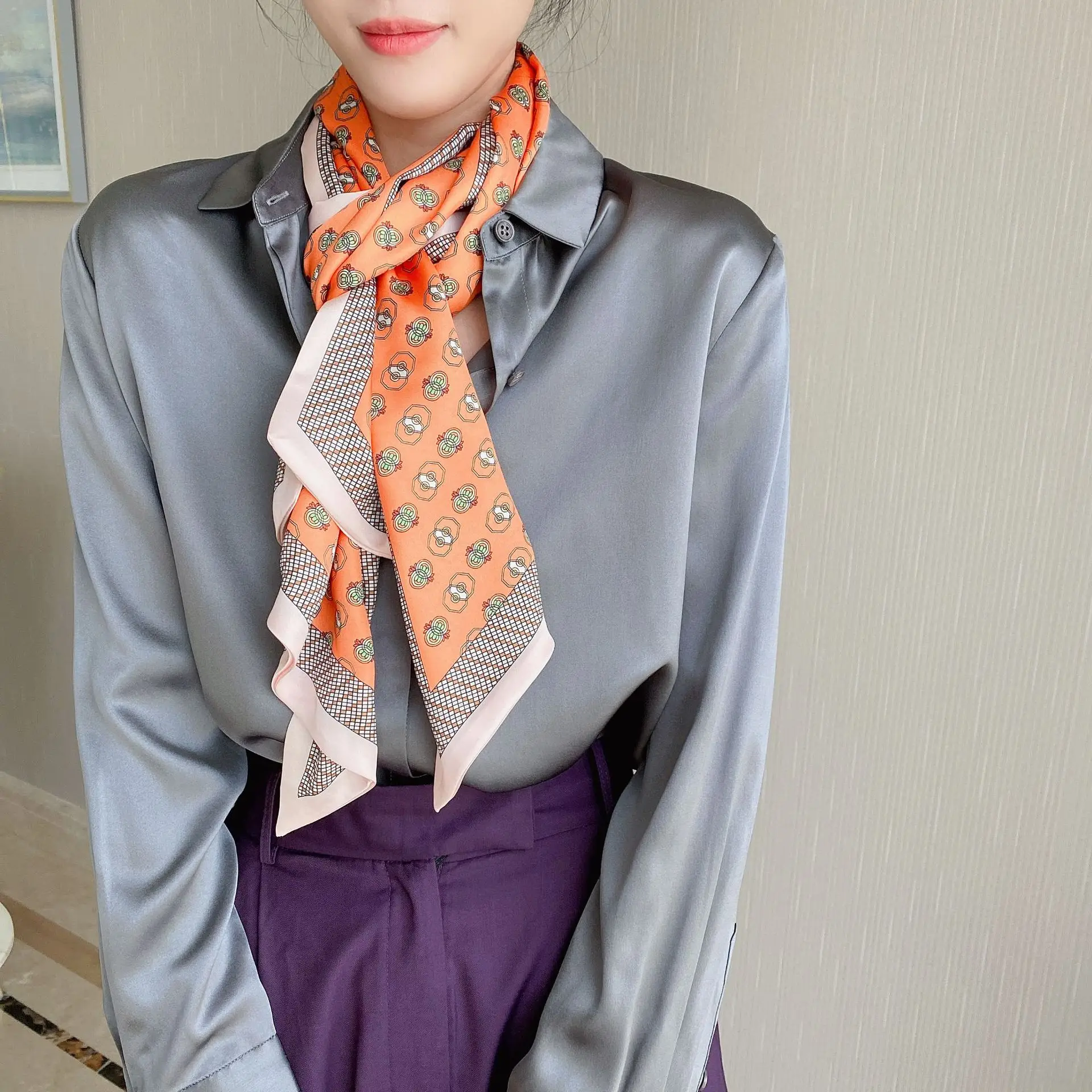 2022 Ethnic Rhombus Scarf for Women - Image 24