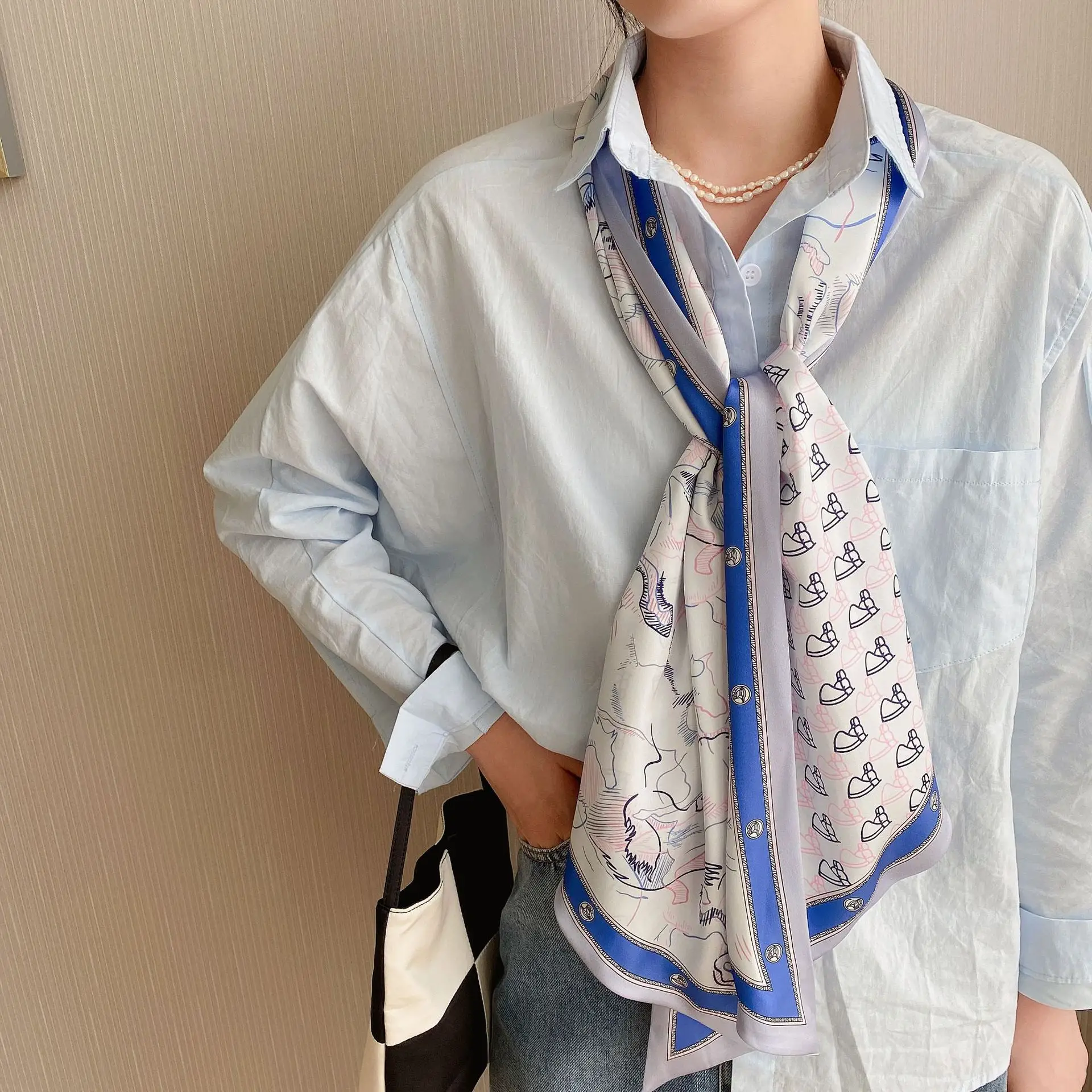2022 Ethnic Rhombus Scarf for Women - Image 25