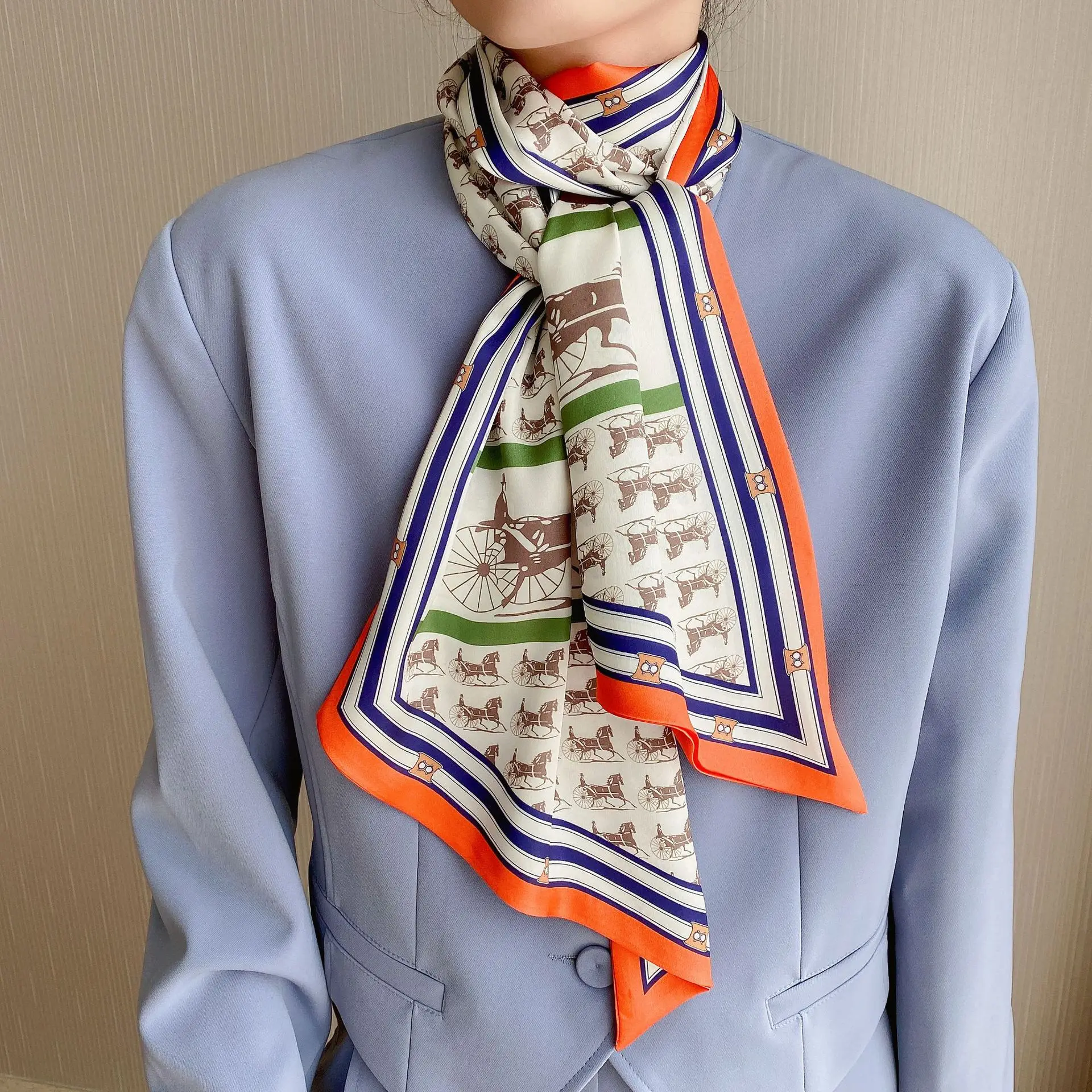 2022 Ethnic Rhombus Scarf for Women - Image 28