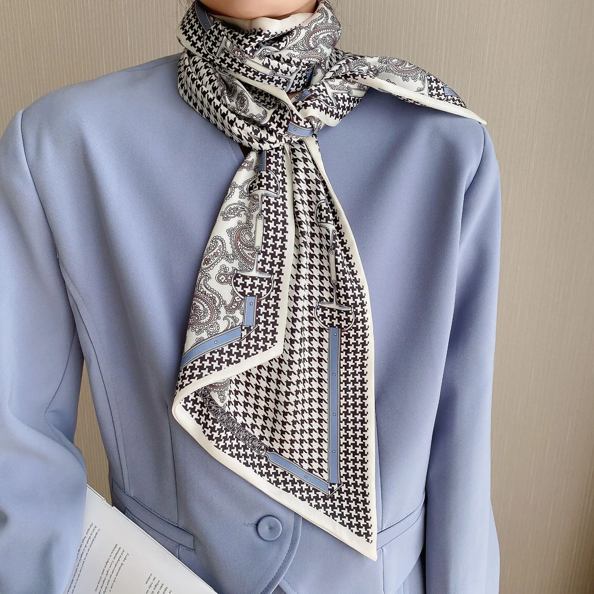 2022 Ethnic Rhombus Scarf for Women - Image 32