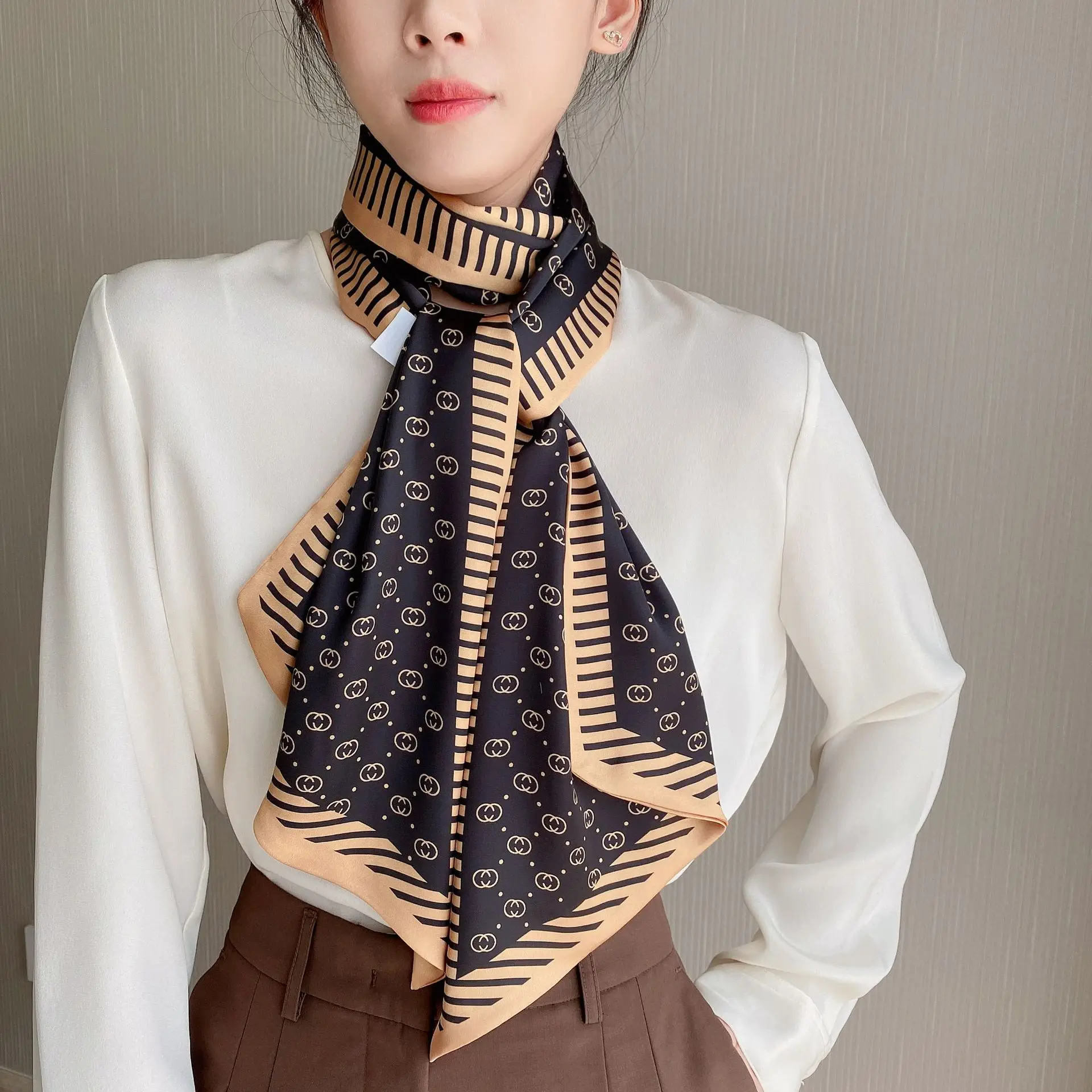 2022 Ethnic Rhombus Scarf for Women - Image 5