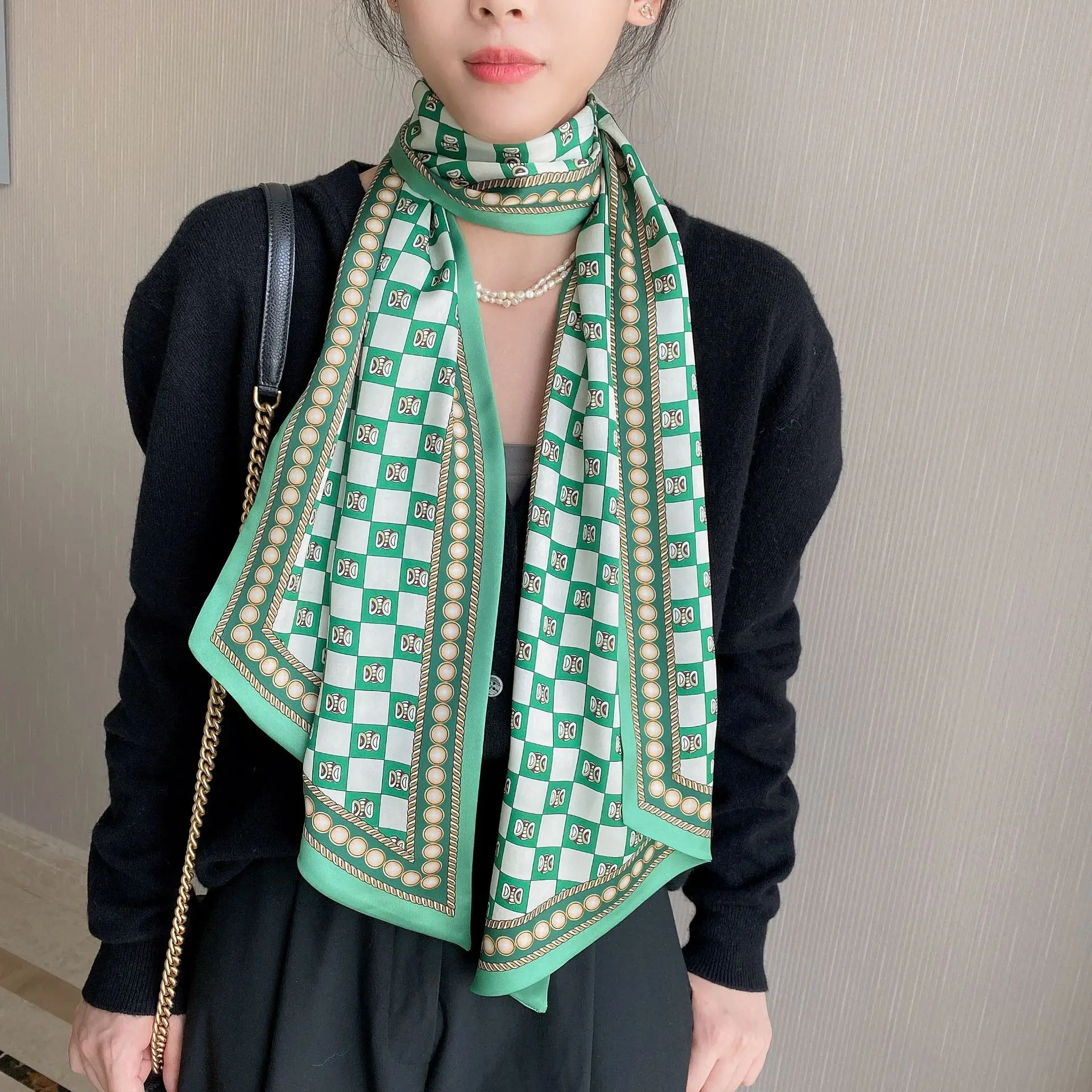 2022 Ethnic Rhombus Scarf for Women - Image 8