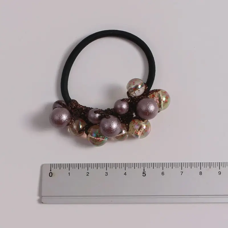 High Elastic Hair Rope with Pearl & Crystal Decor - Image 13