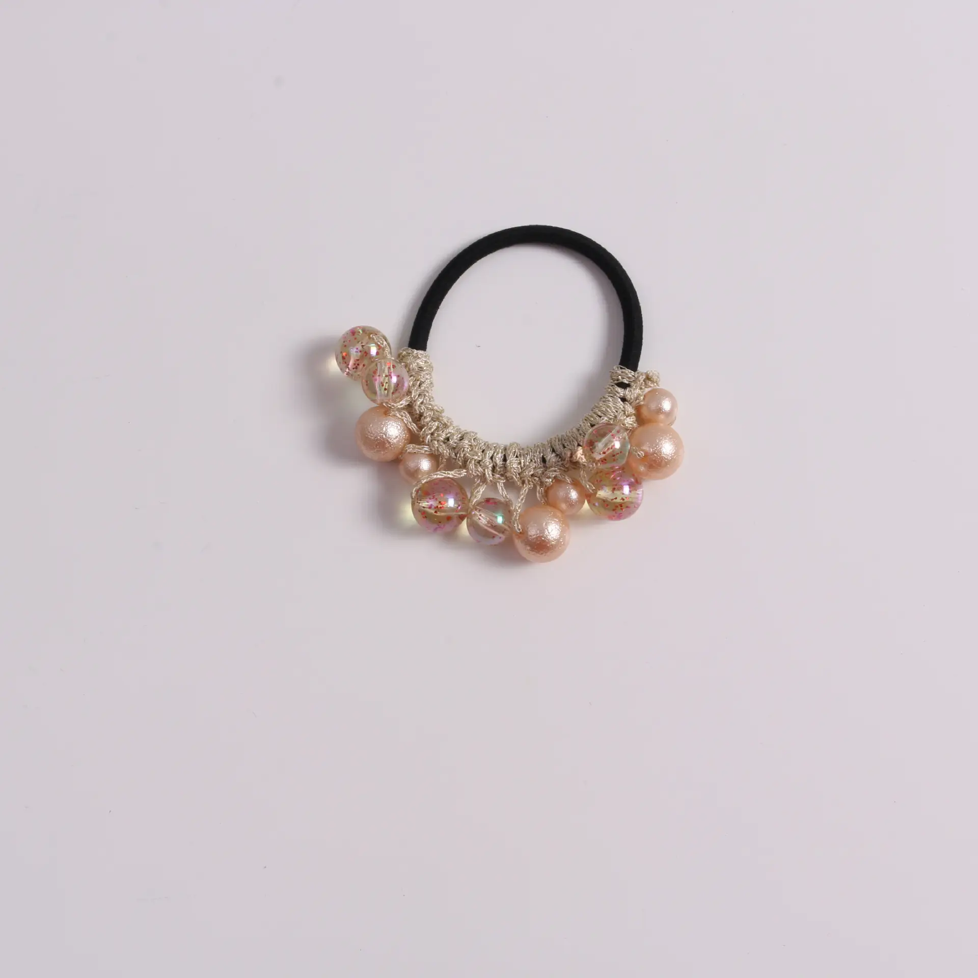High Elastic Hair Rope with Pearl & Crystal Decor - Image 8