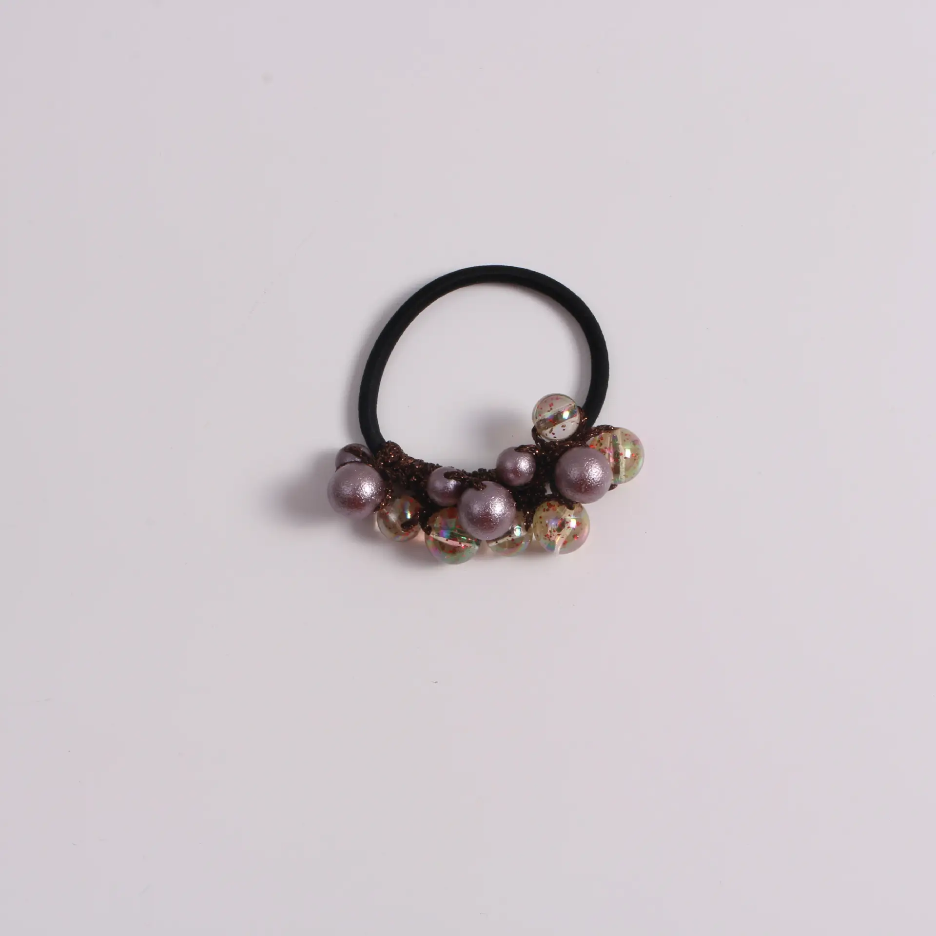 High Elastic Hair Rope with Pearl & Crystal Decor - Image 9