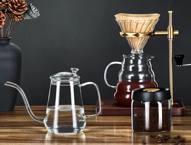 Glass Coffee Cups 200ml Hand Brewing Set — feature 14