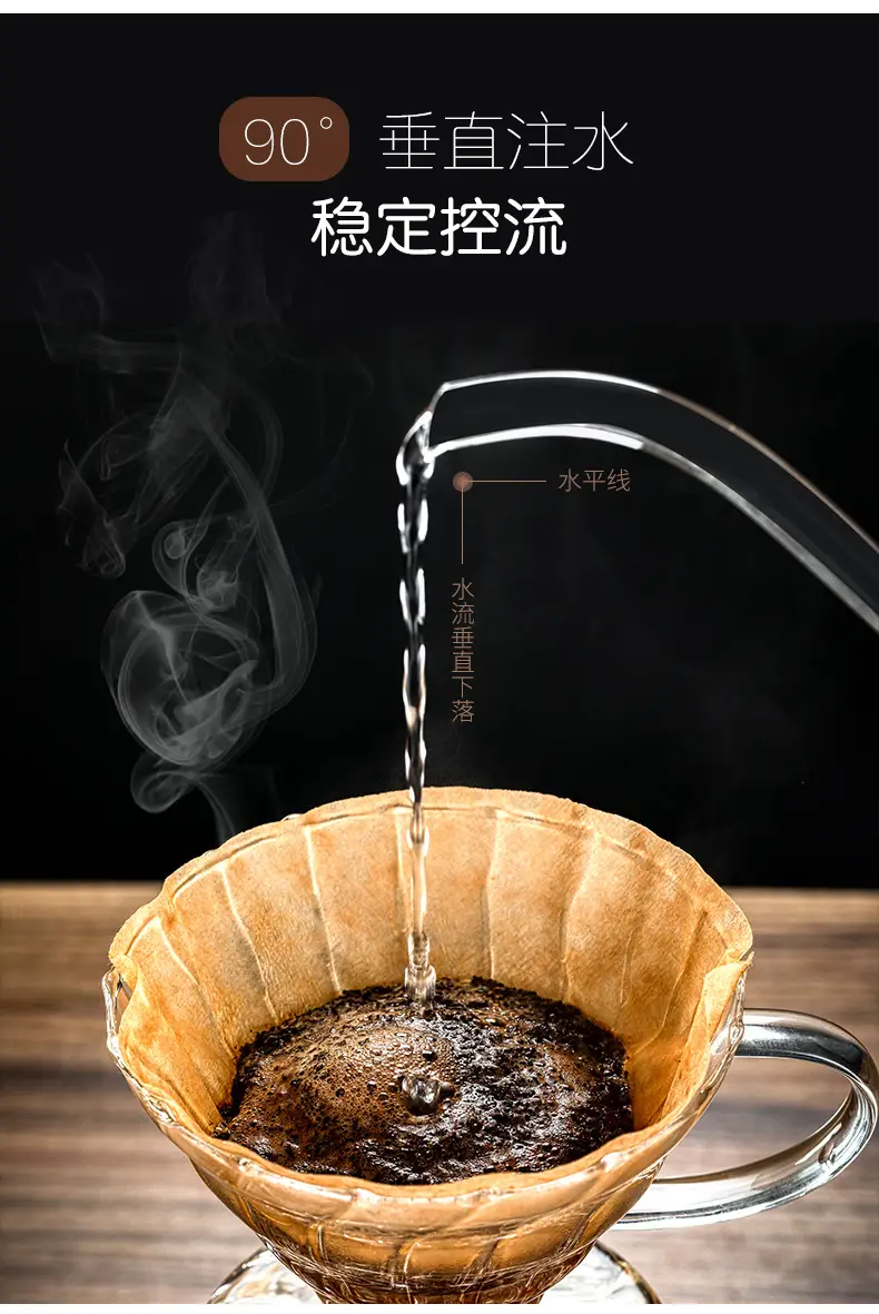 Glass Coffee Cups 200ml Hand Brewing Set — feature 3