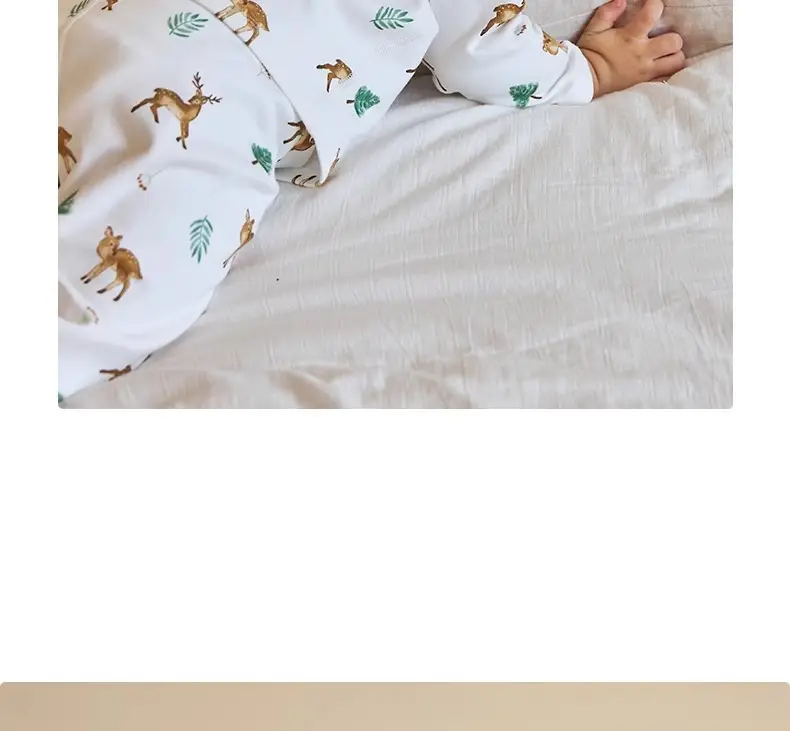 Children's Cotton Bear Print Sleepwear Set — feature 30