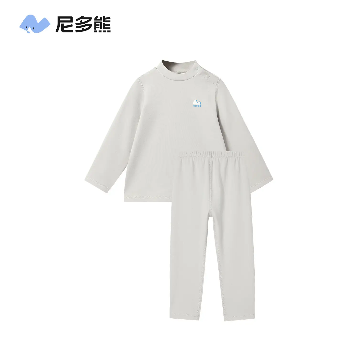 Children's Cotton Bear Print Sleepwear Set - Image 2