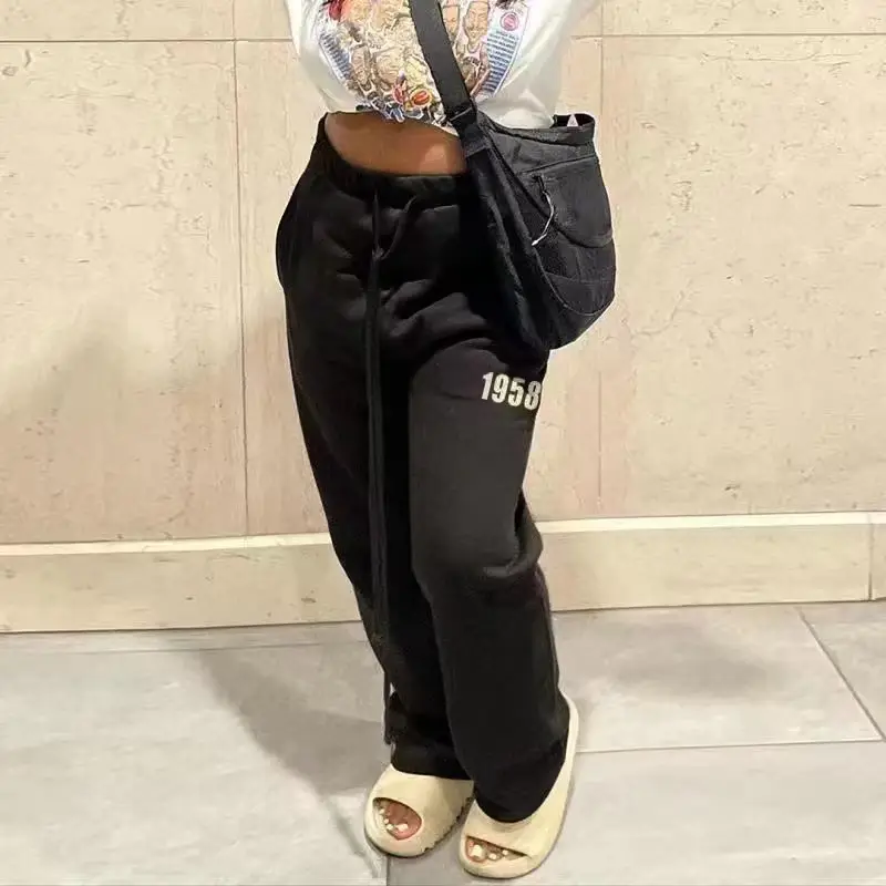 European American Cross-Country Sweatpants Grey Printed - Image 3
