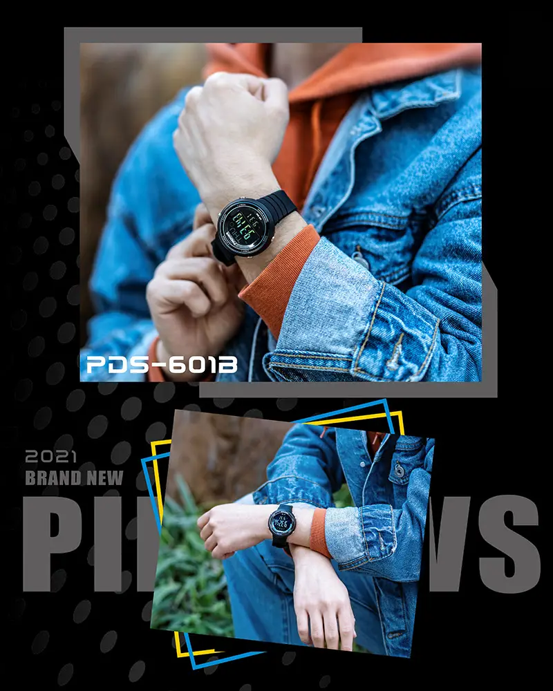 Digital Waterproof Alarm Clock with Red Band — feature 4