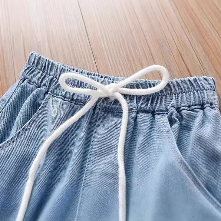 Girls Jeans Blue Korean Style Spring Autumn 2025 - Image 5