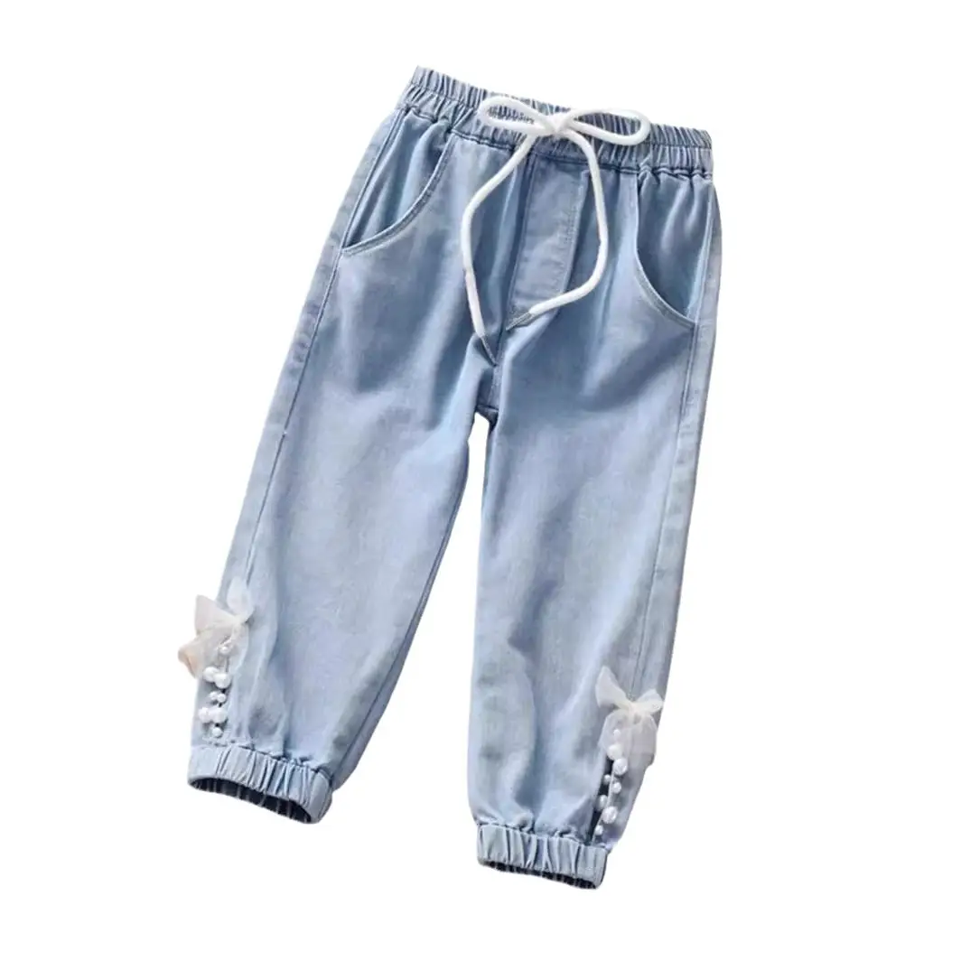 Girls Jeans Blue Korean Style Spring Autumn 2025 - Image 6