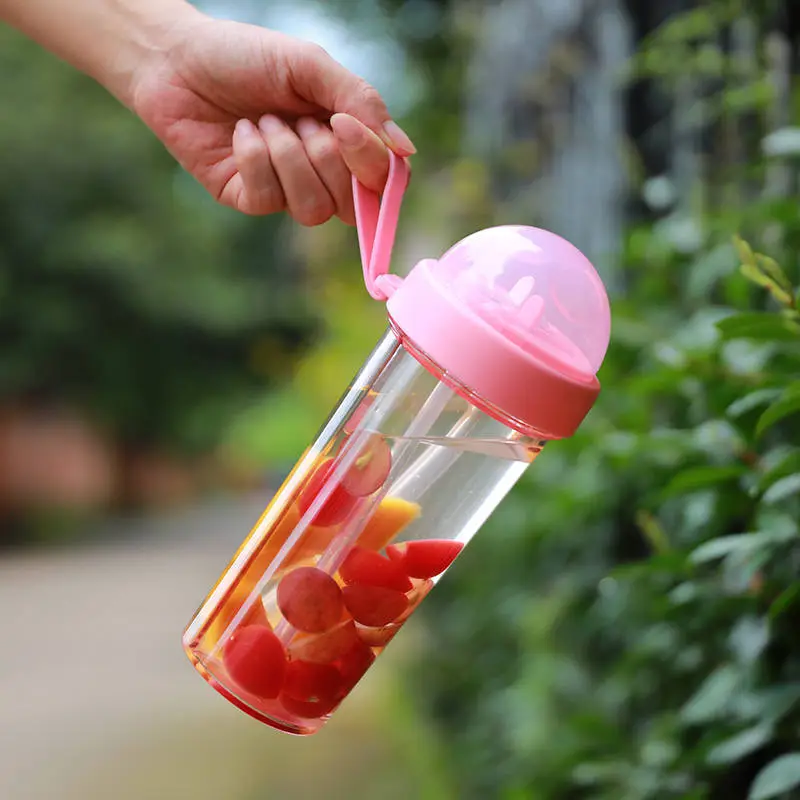 Net Red Double Drink Cup Leak Proof Straw Water Cup - Image 6