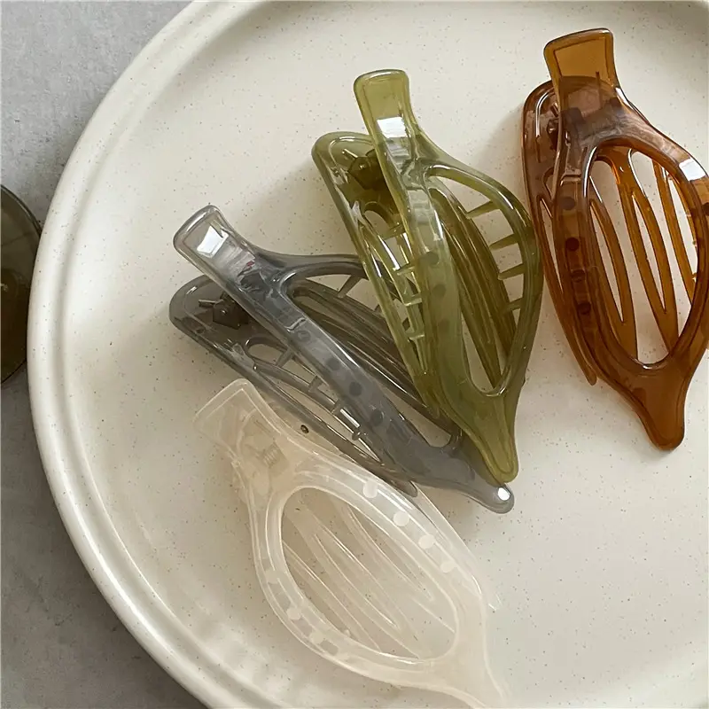 Transparent Jelly Acrylic Hairpin Clip for Women - Image 5