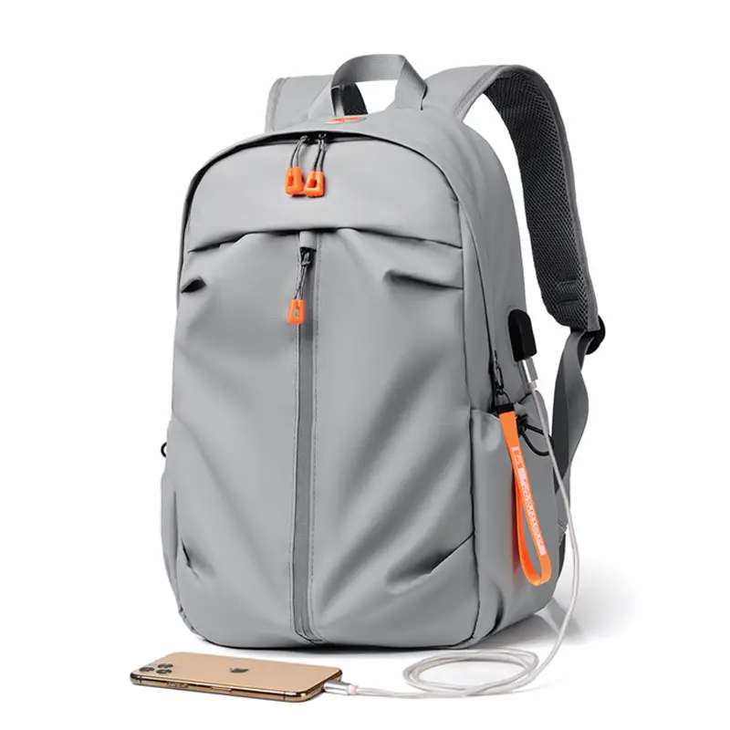 Waterproof Korean Men's Large Schoolbag Computer Backpack - Image 5