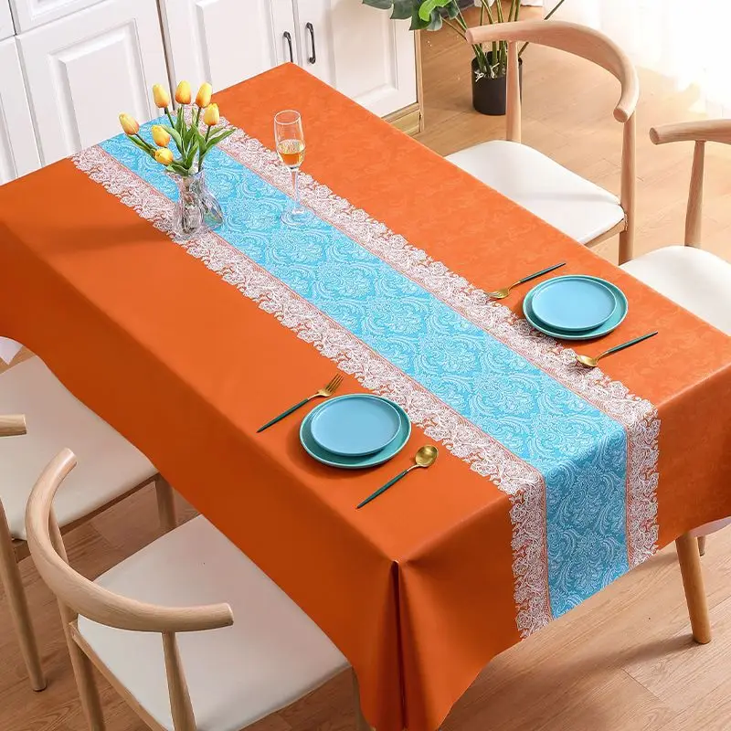 Nordic French Lace Tablecloth 1-Piece Waterproof Oil-Proof - Image 4