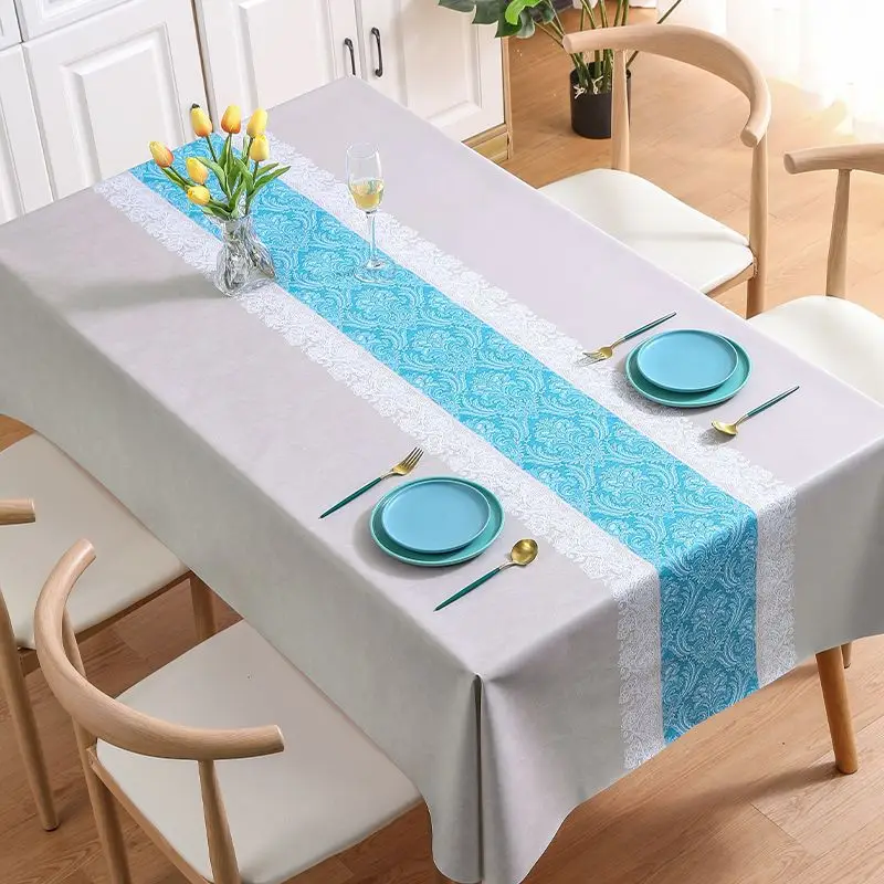 Nordic French Lace Tablecloth 1-Piece Waterproof Oil-Proof - Image 6