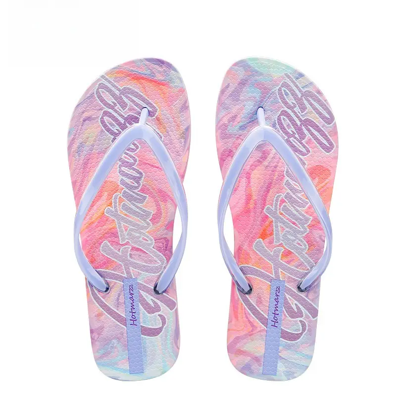 hotmarzz Heima Women's New Flip Flops Casual Ladies Slippers Non-slip Outer Wear Slippers Beach Shoes - Image 2
