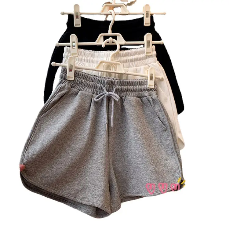 Women's 2025 Summer Korean Style Shorts High Waist Casual Loose Fit